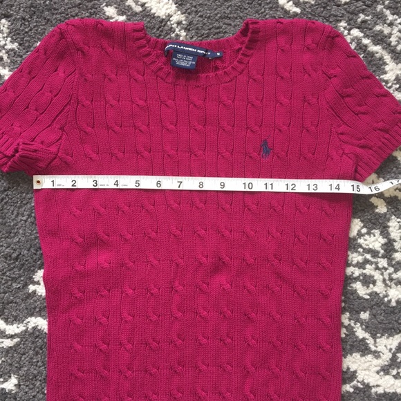SOLD Ralph Lauren Sport Short Sleeve Sweater-Medium - Picture 4 of 6